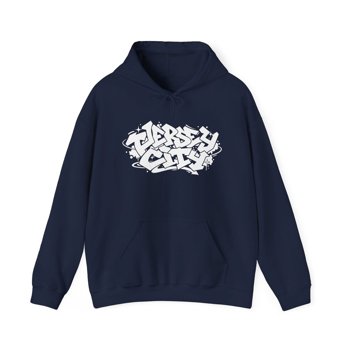 Jersey City Graffiti Hoodie — Urban Streetwear Pullover