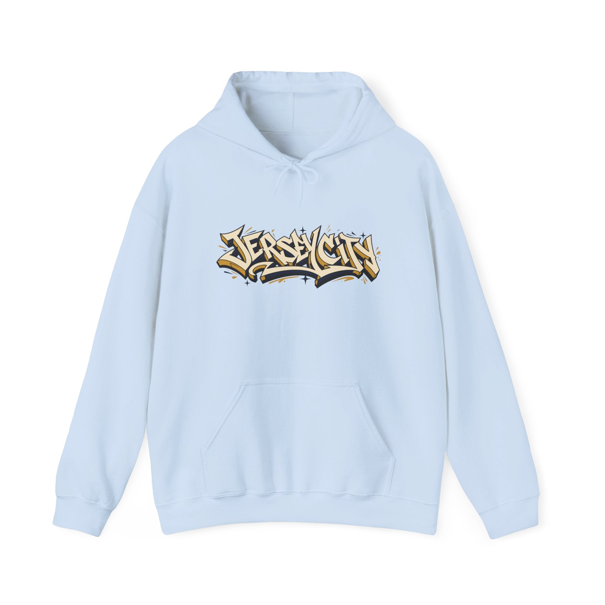 Jersey City Graffiti Hoodie — Urban Streetwear Pullover