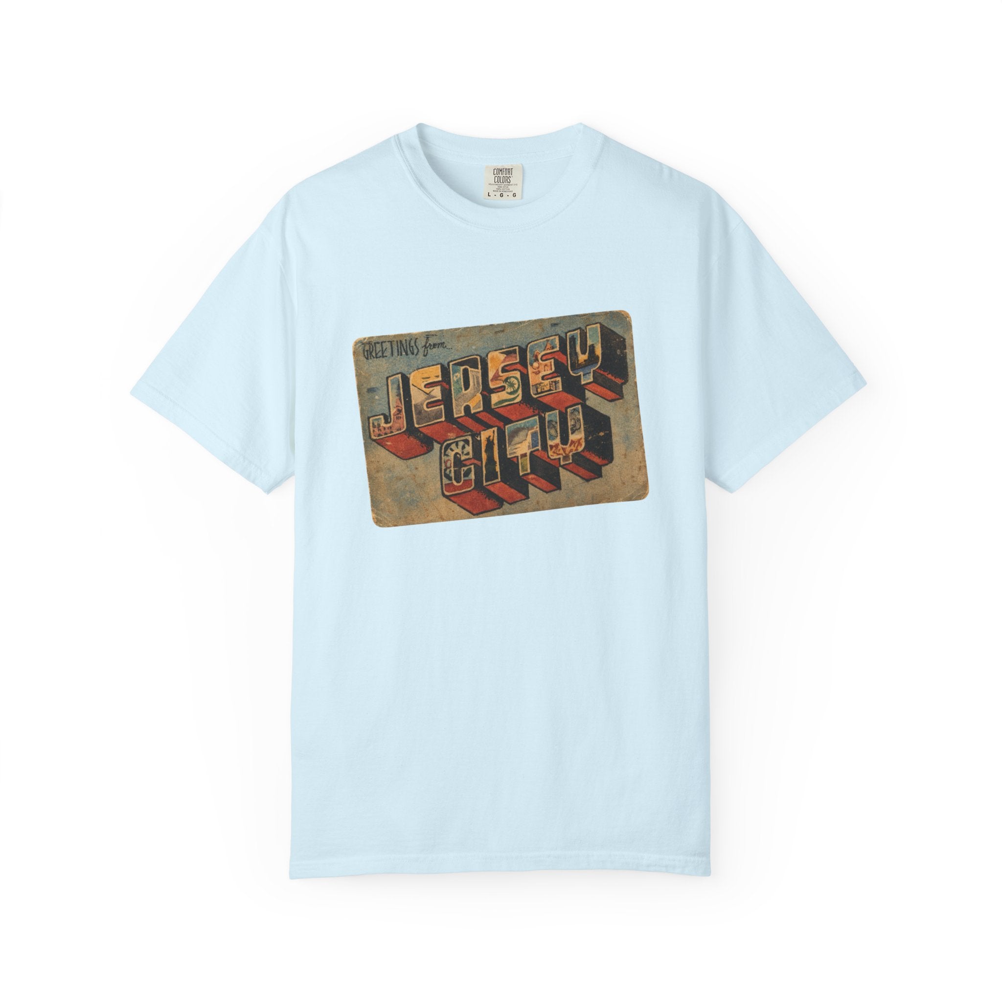 Jersey City Vintage Postcard T-Shirt