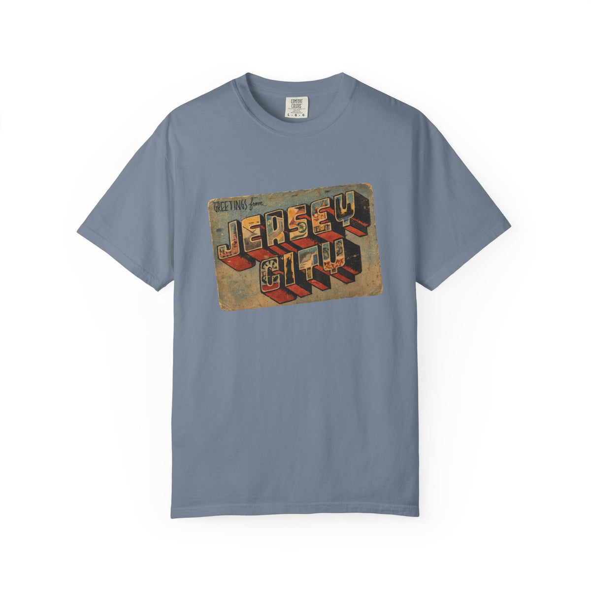 Jersey City Vintage Postcard T-Shirt