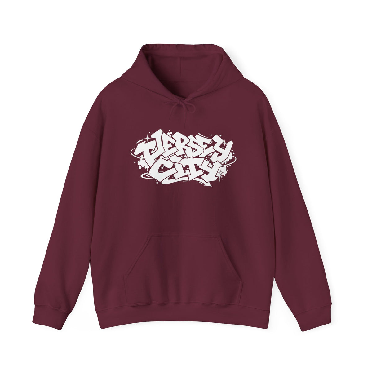 Jersey City Graffiti Hoodie — Urban Streetwear Pullover