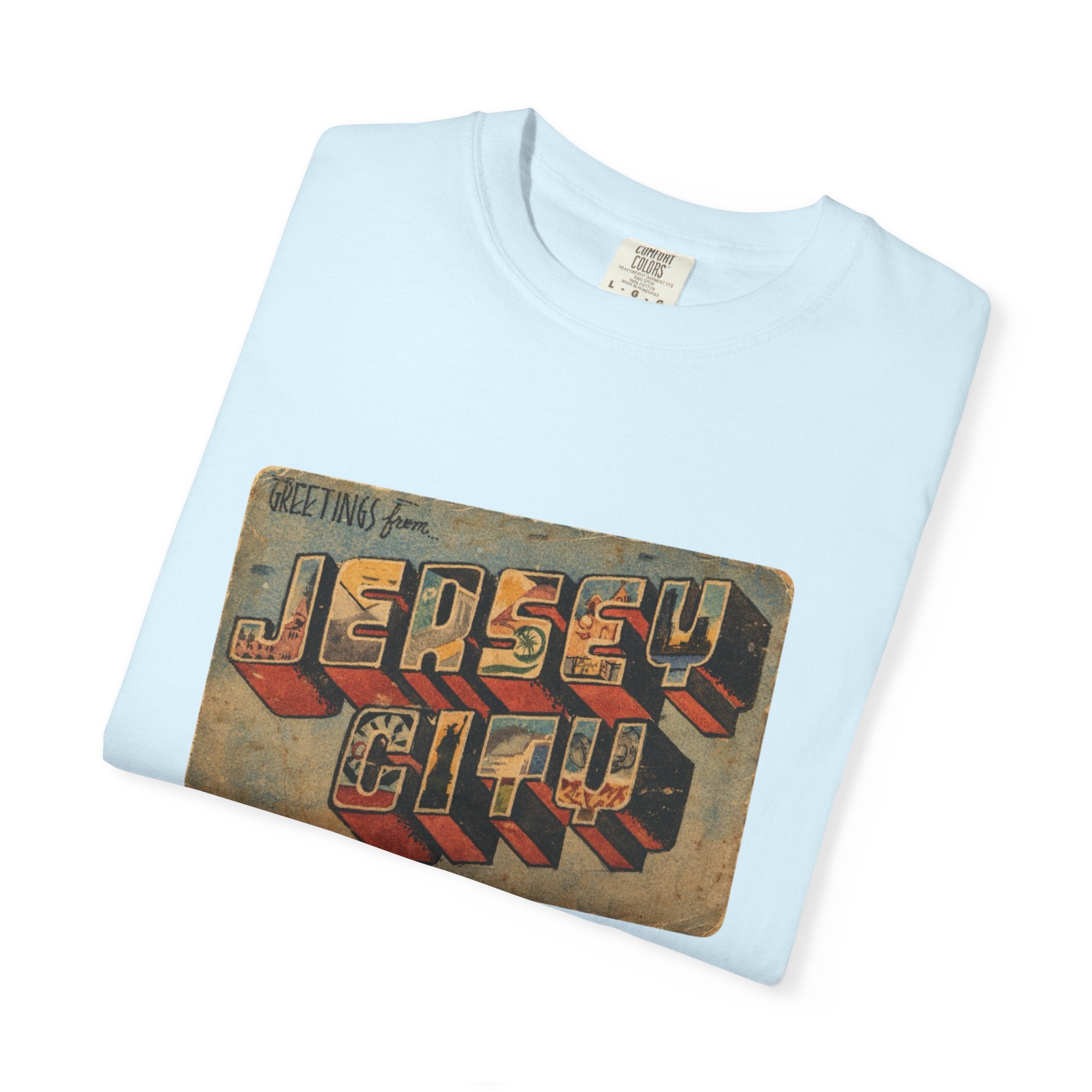Jersey City Vintage Postcard T-Shirt