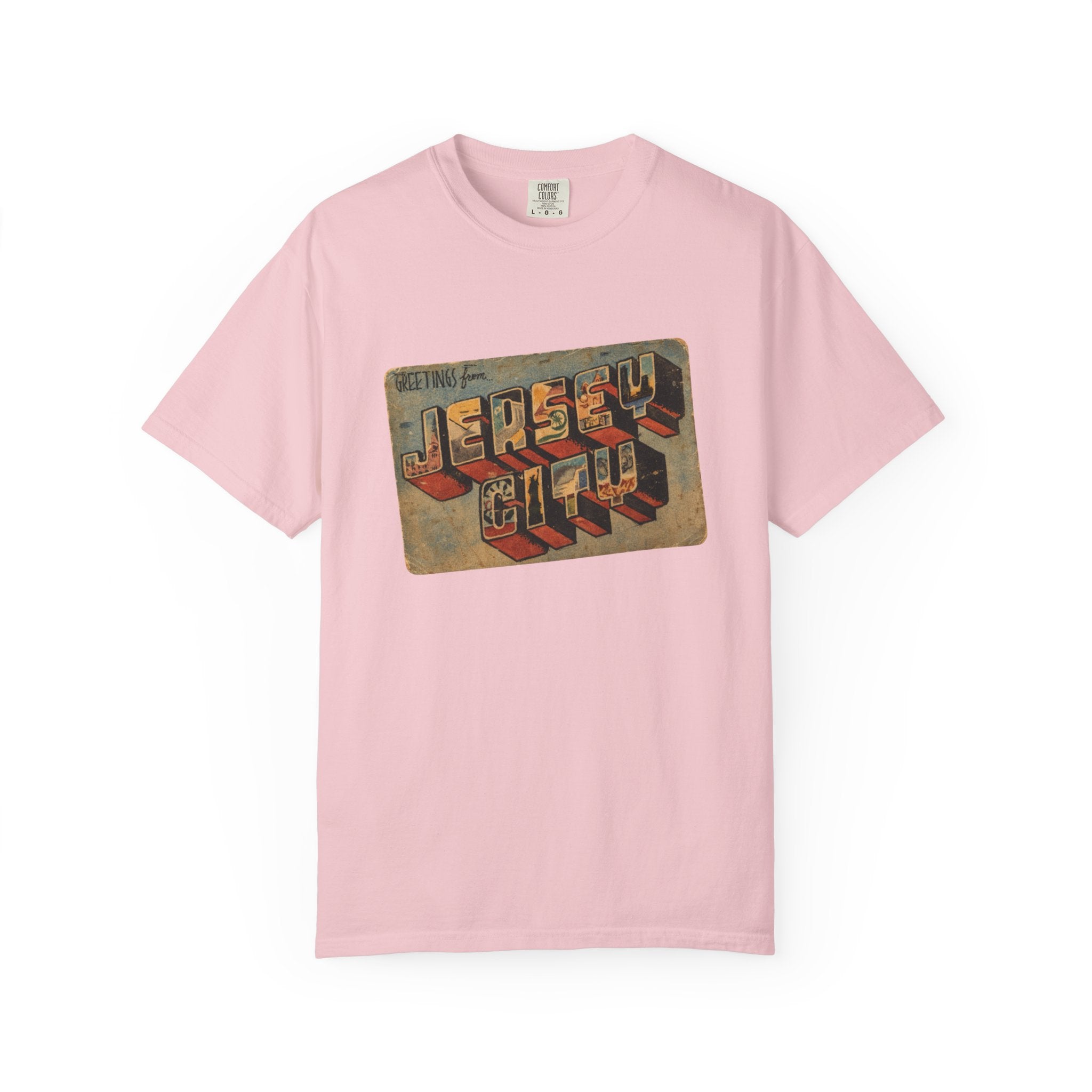 Jersey City Vintage Postcard T-Shirt