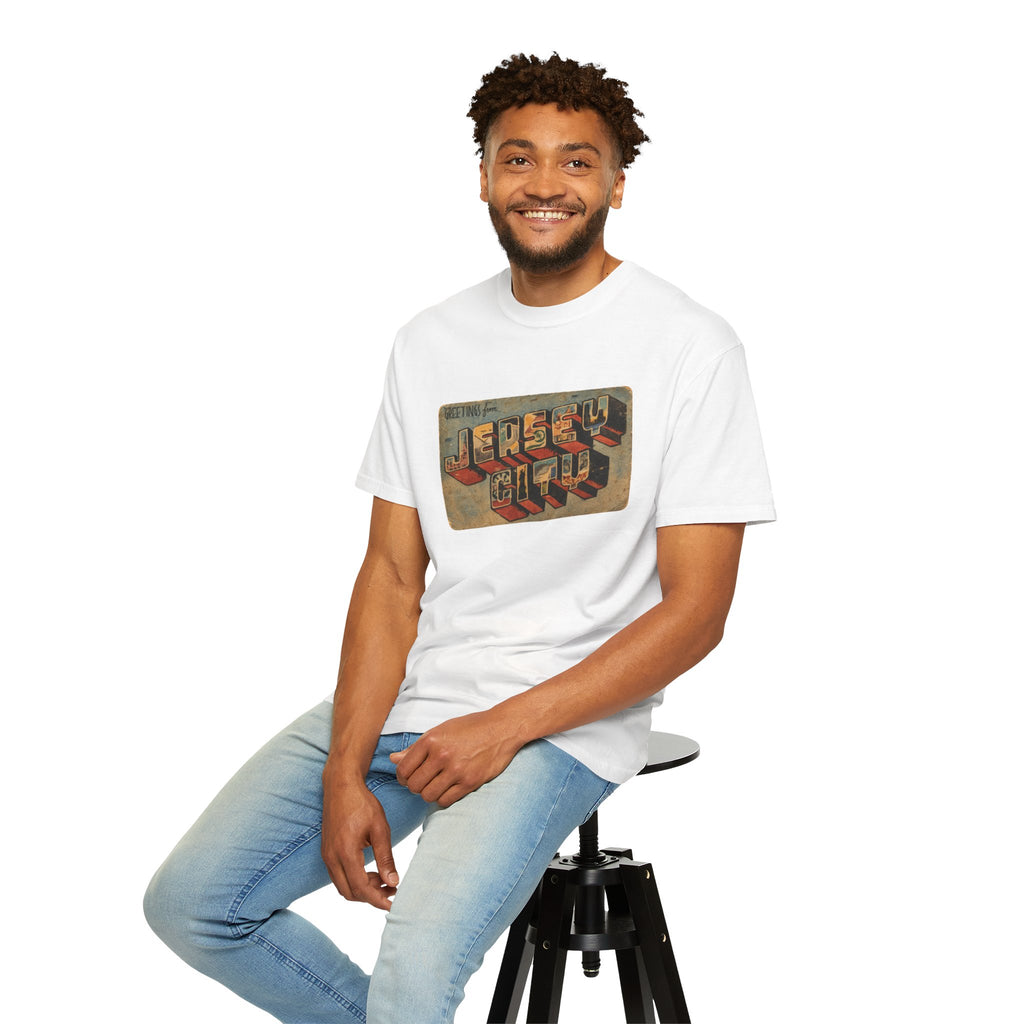 Jersey City Vintage Postcard T-Shirt