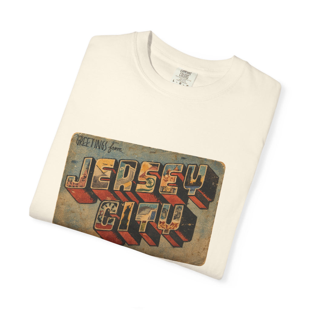 Jersey City Vintage Postcard T-Shirt
