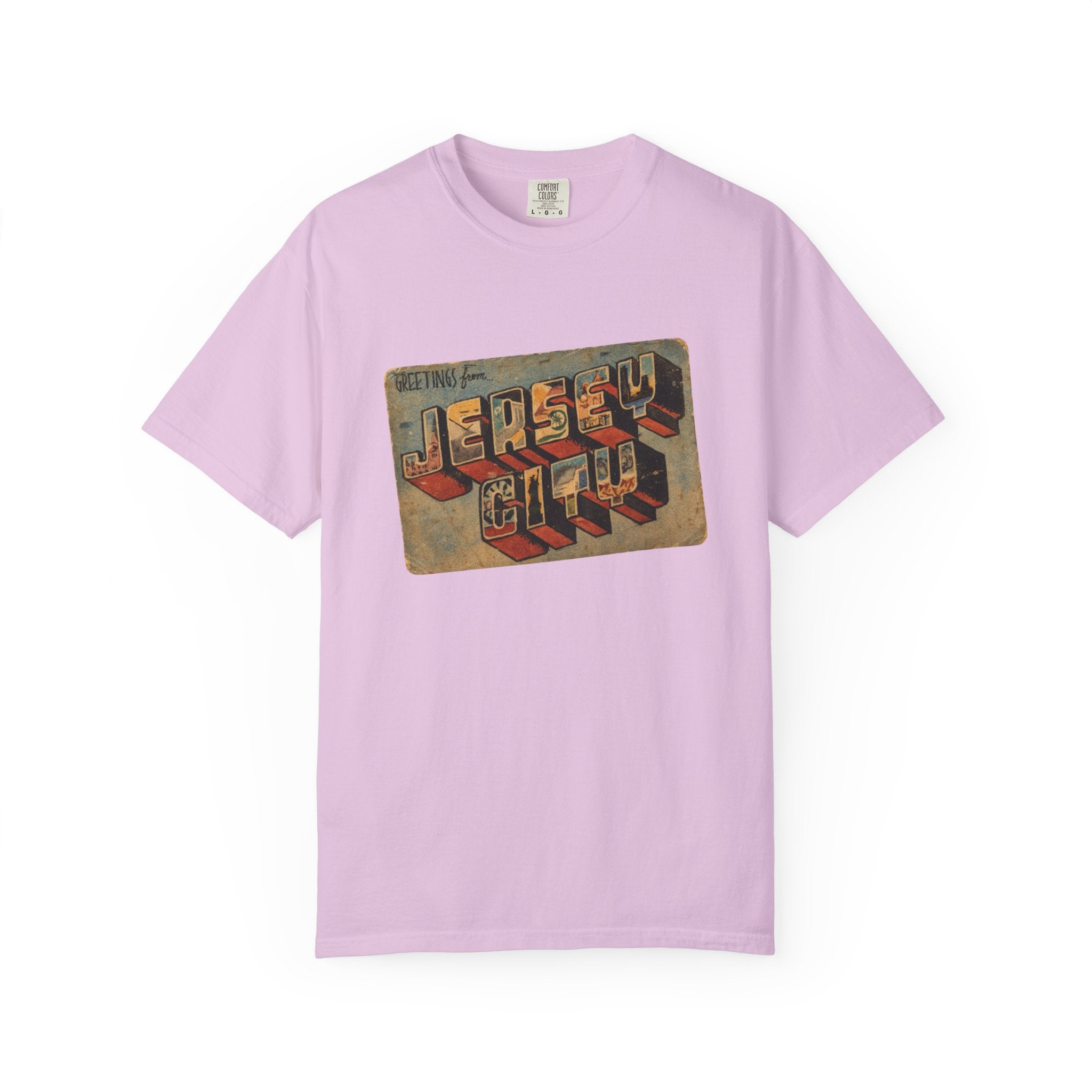 Jersey City Vintage Postcard T-Shirt