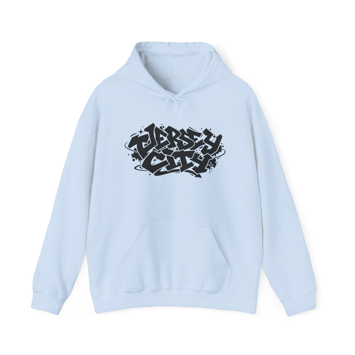 Jersey City Graffiti Hoodie — Urban Streetwear Pullover