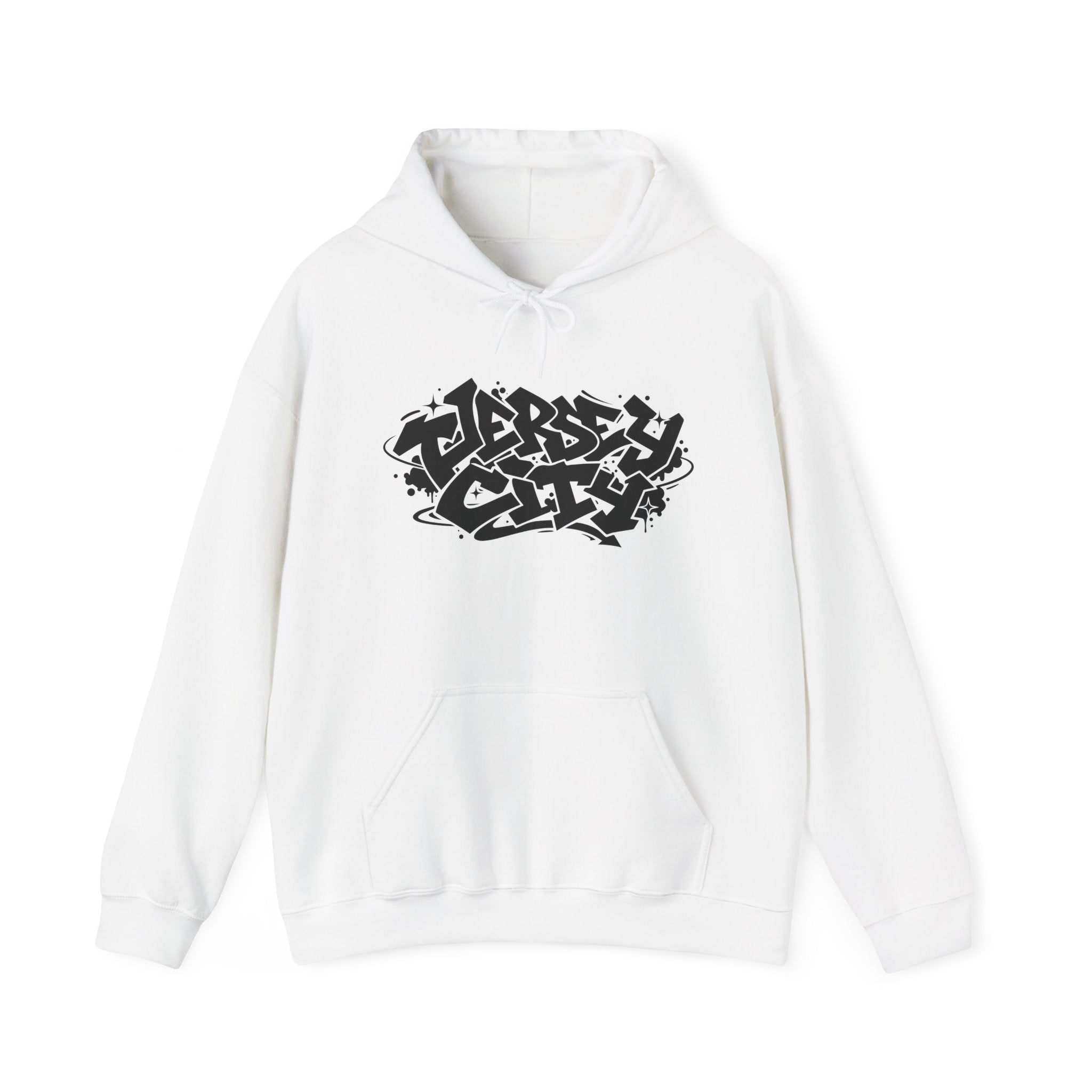 Jersey City Graffiti Hoodie — Urban Streetwear Pullover