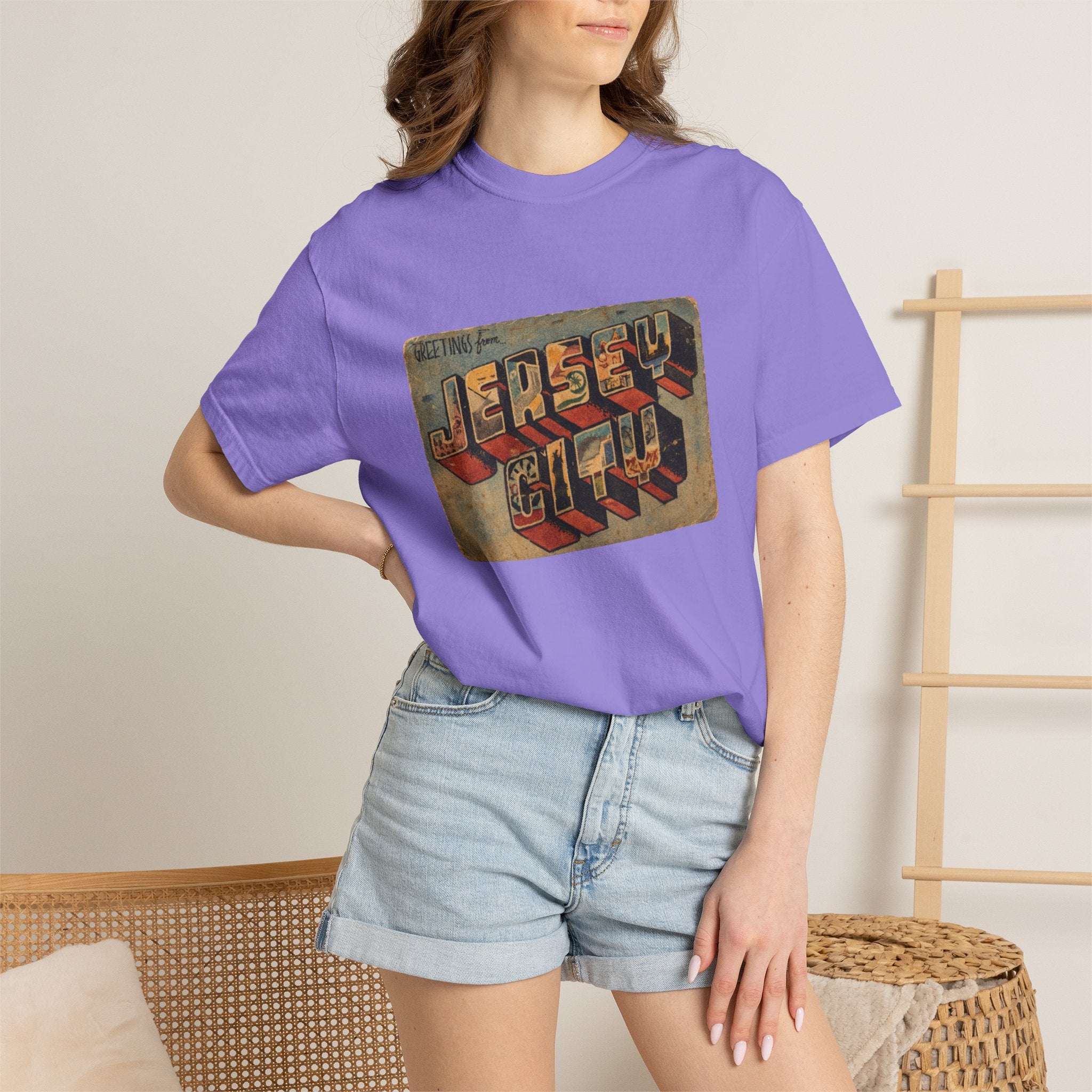 Jersey City Vintage Postcard T-Shirt