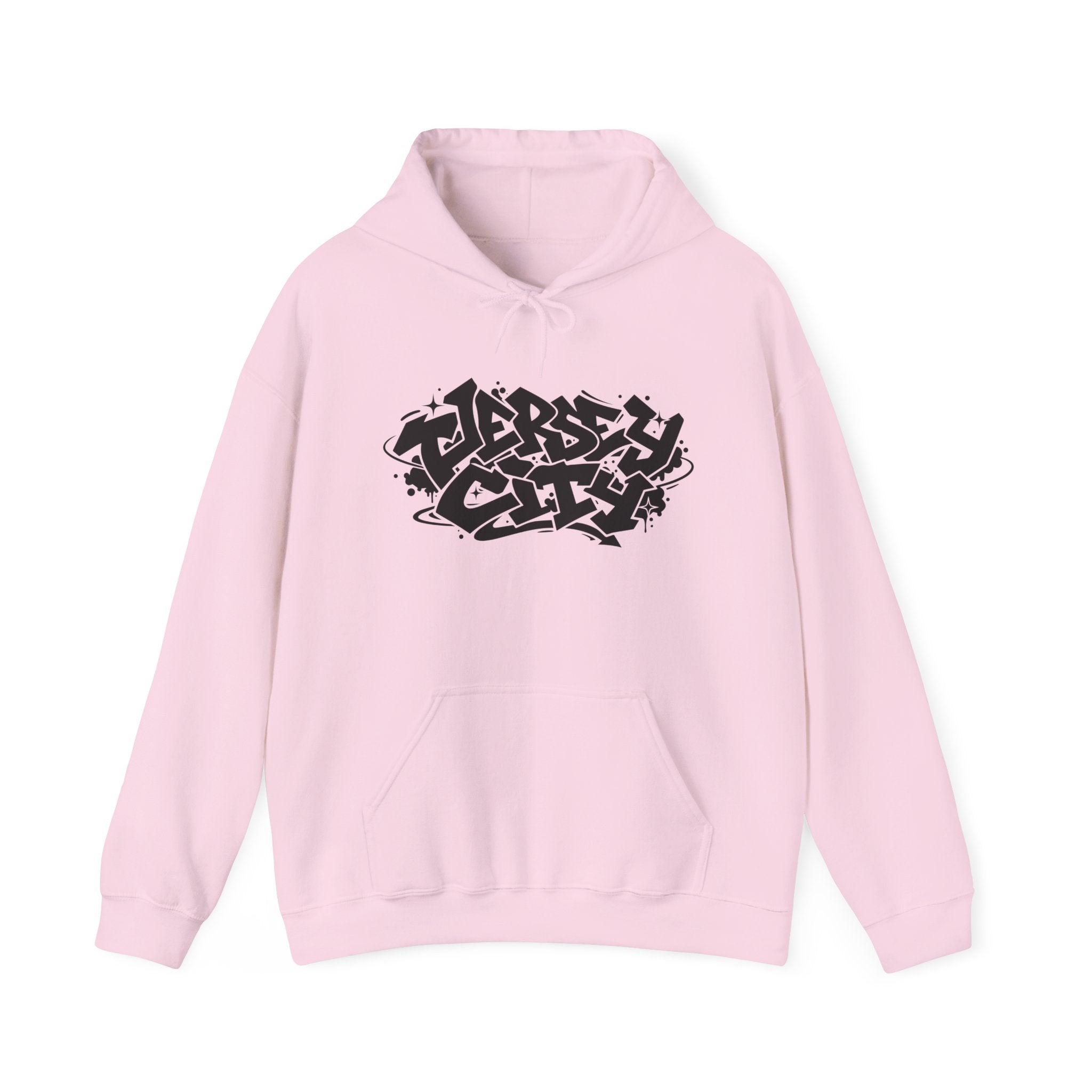 Jersey City Graffiti Hoodie — Urban Streetwear Pullover