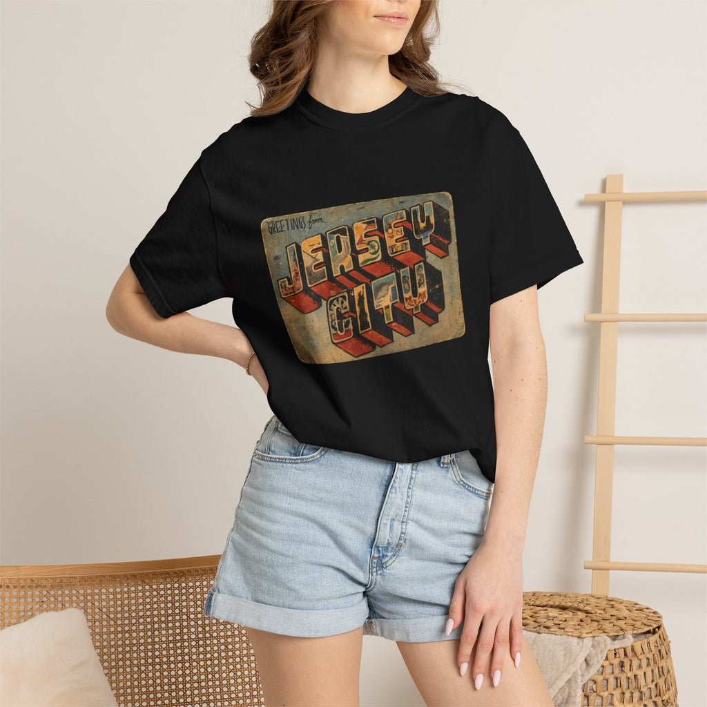 Jersey City Vintage Postcard T-Shirt