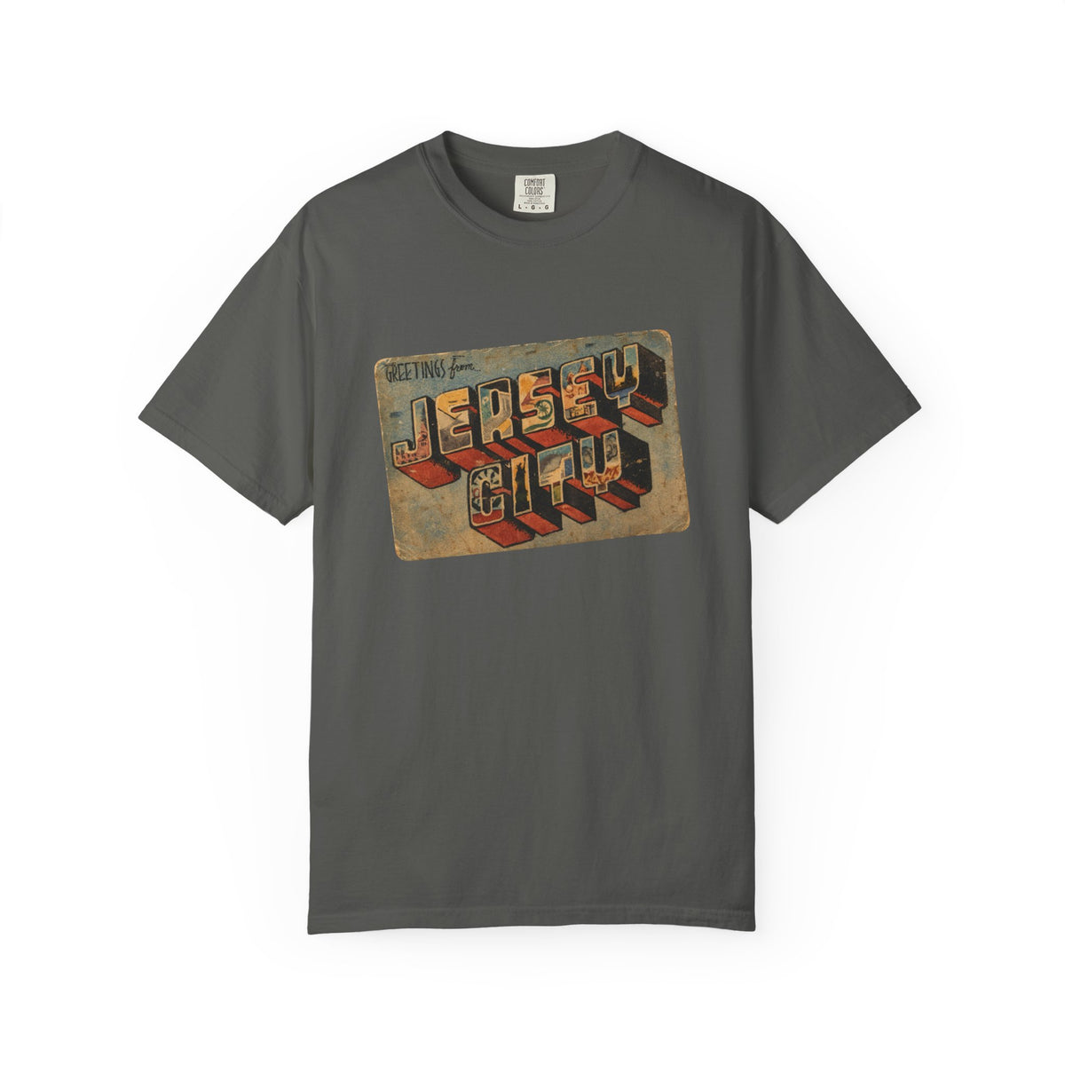 Jersey City Vintage Postcard T-Shirt