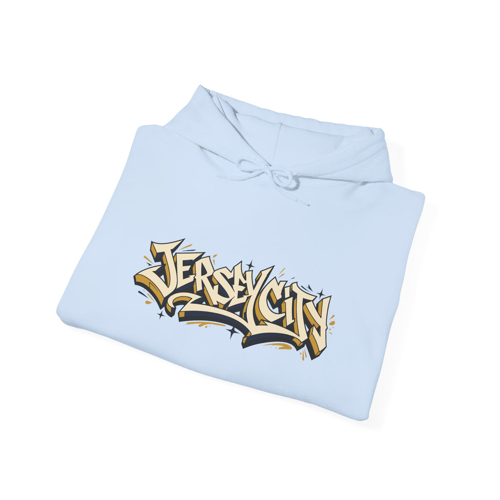 Jersey City Graffiti Hoodie — Urban Streetwear Pullover