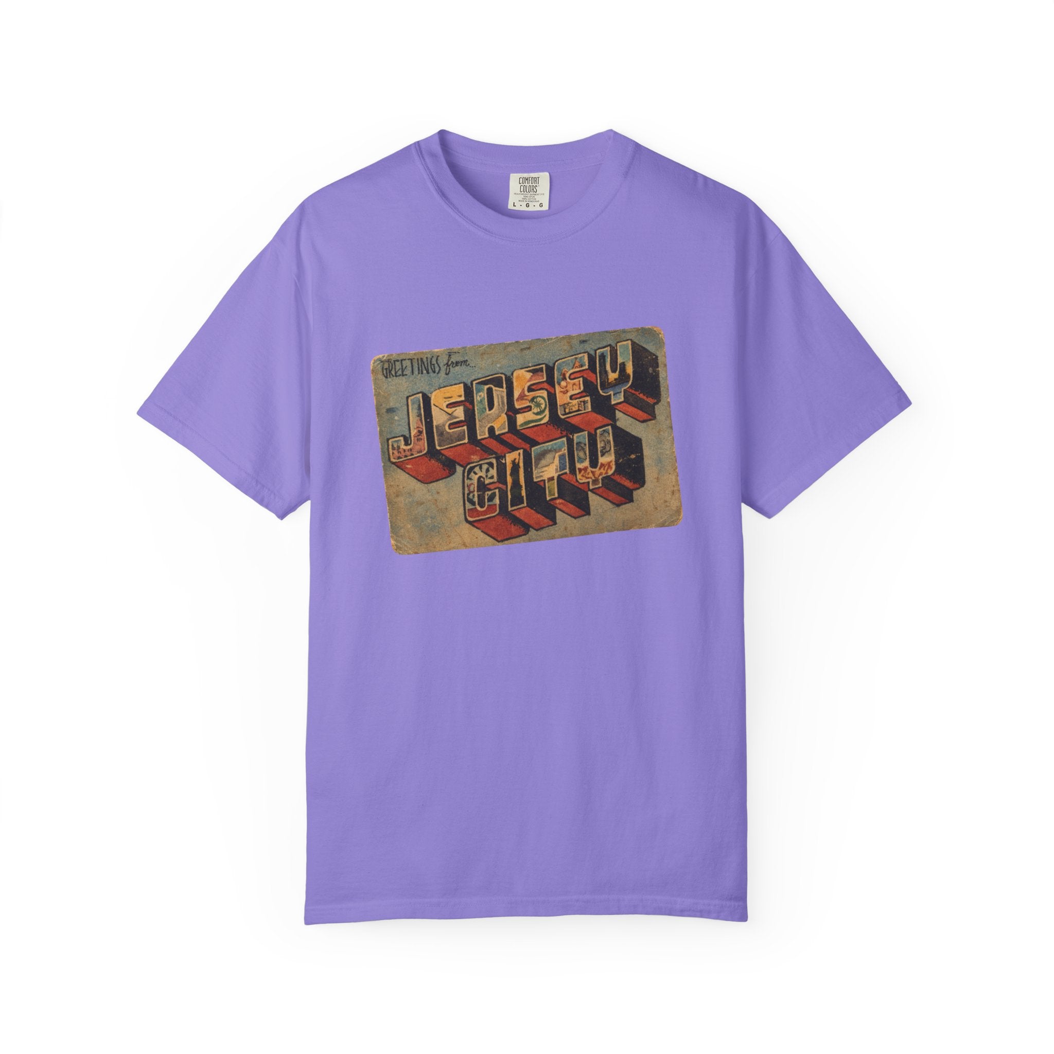 Jersey City Vintage Postcard T-Shirt