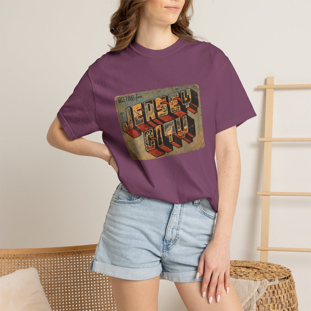 Jersey City Vintage Postcard T-Shirt