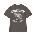 Chilltown Jersey City T‑Shirt — Retro Statue Mascot Graphic Tee