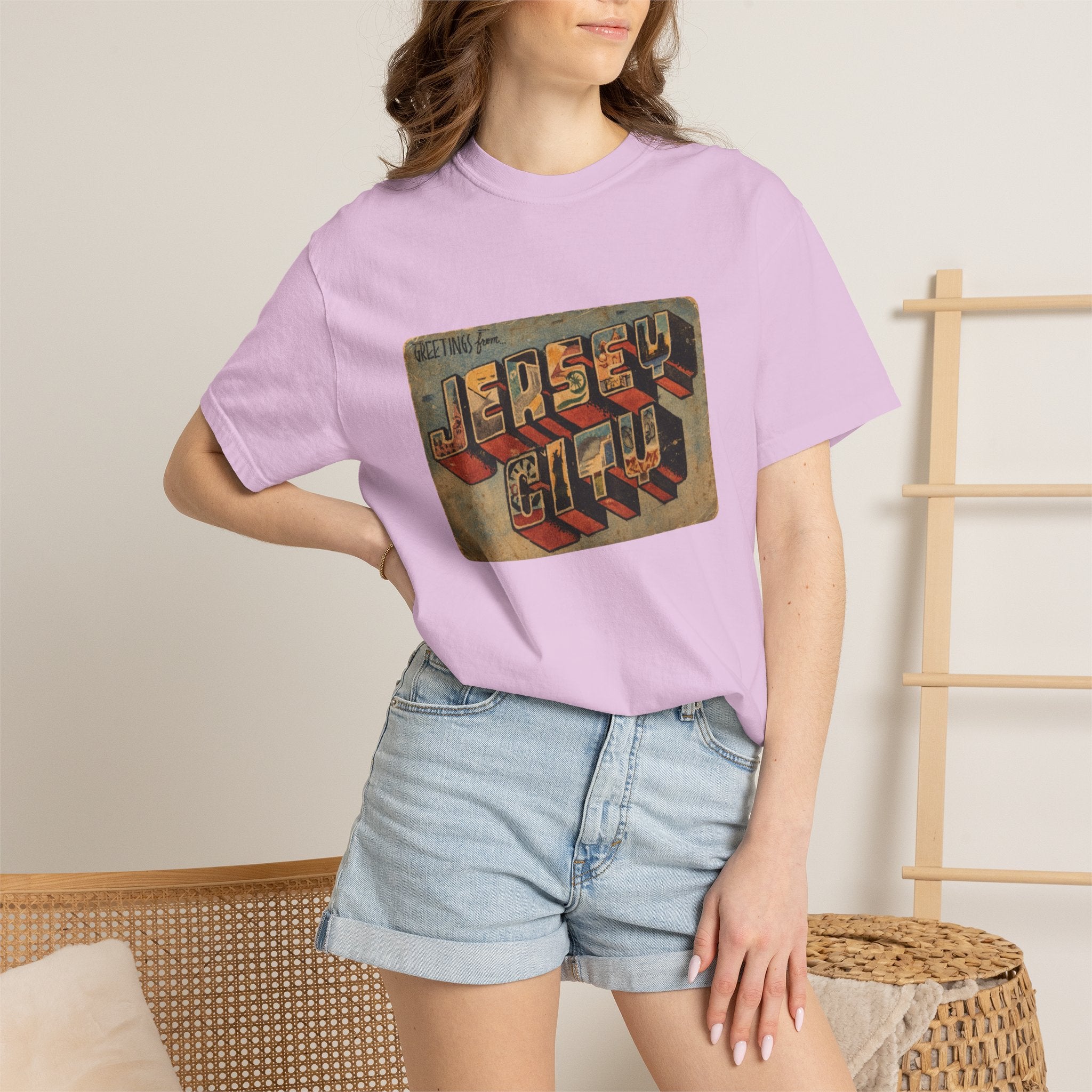 Jersey City Vintage Postcard T-Shirt