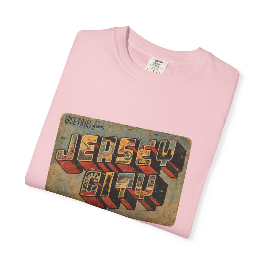 Jersey City Vintage Postcard T-Shirt
