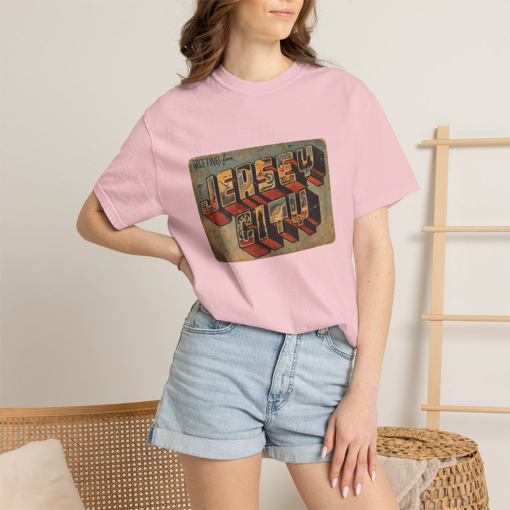 Jersey City Vintage Postcard T-Shirt