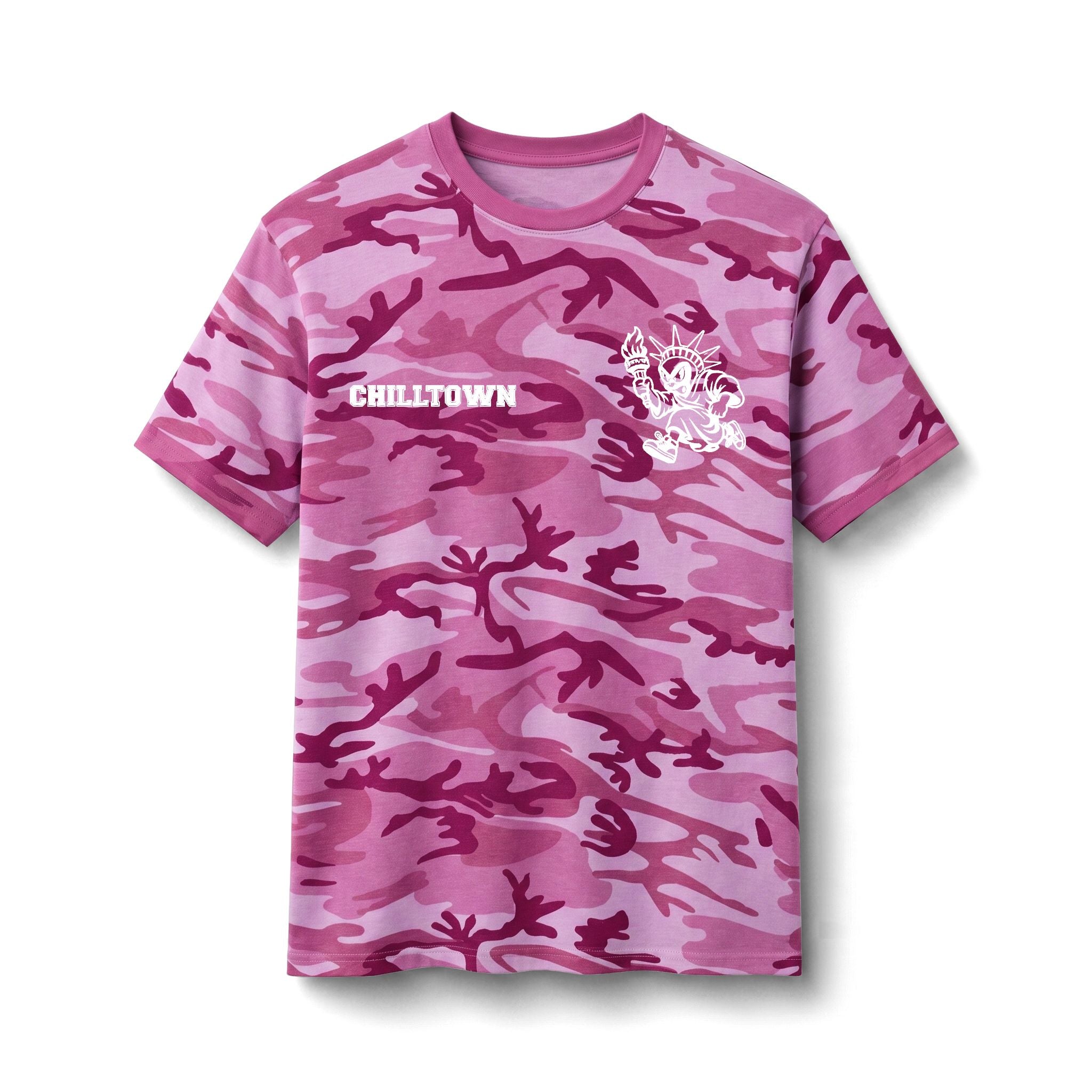 Camo Tee — 'Chilltown Jersey City' Graphic T‑Shirt