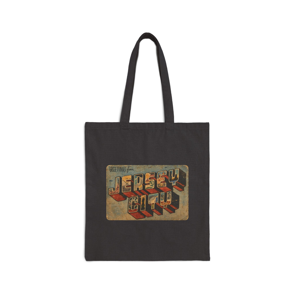 Jersey Greetings Vintage Postcard Tote