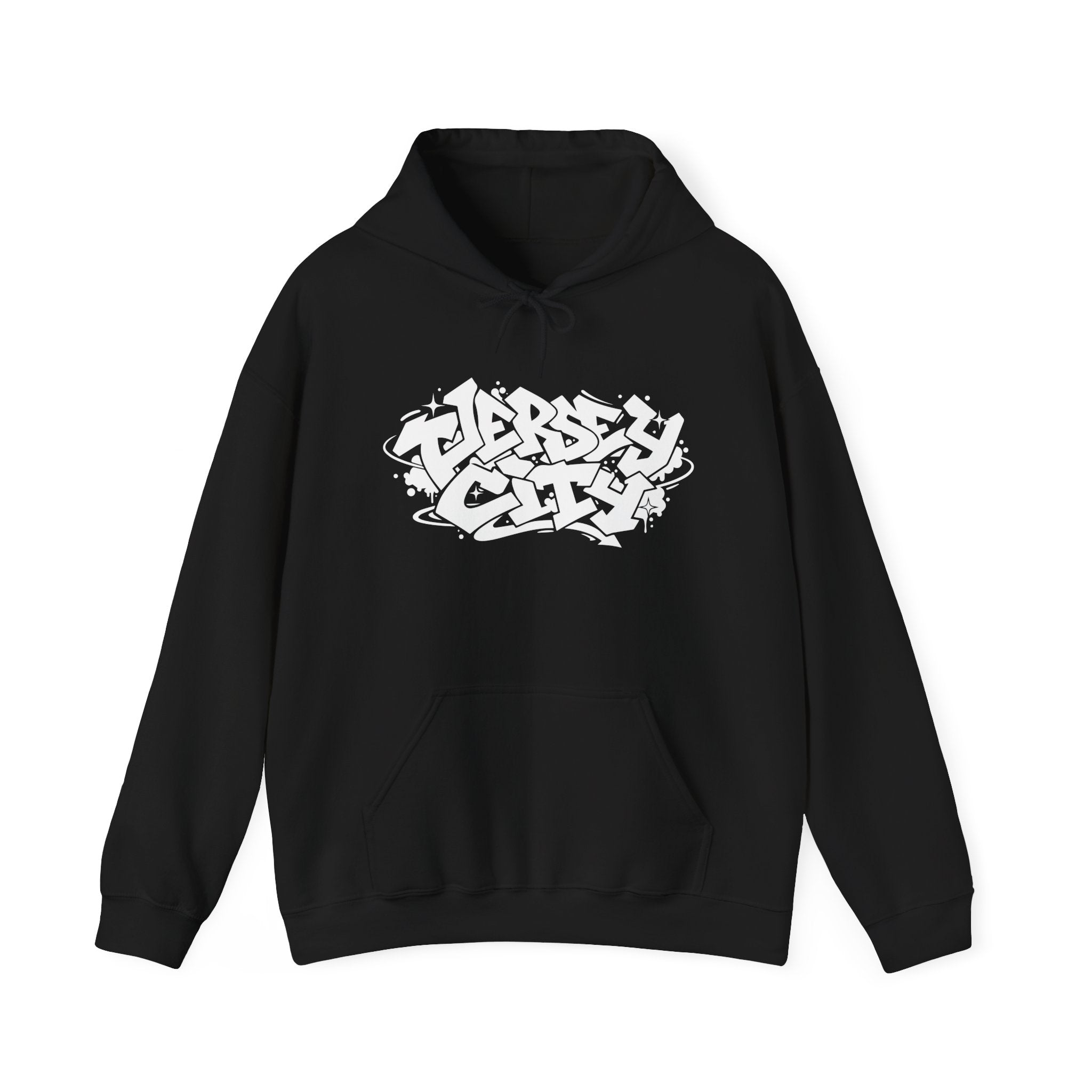 Jersey City Graffiti Hoodie — Urban Streetwear Pullover