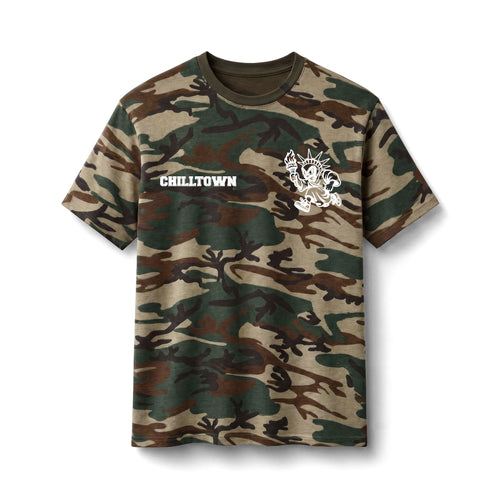 Camo Tee — 'Chilltown Jersey City' Graphic T‑Shirt