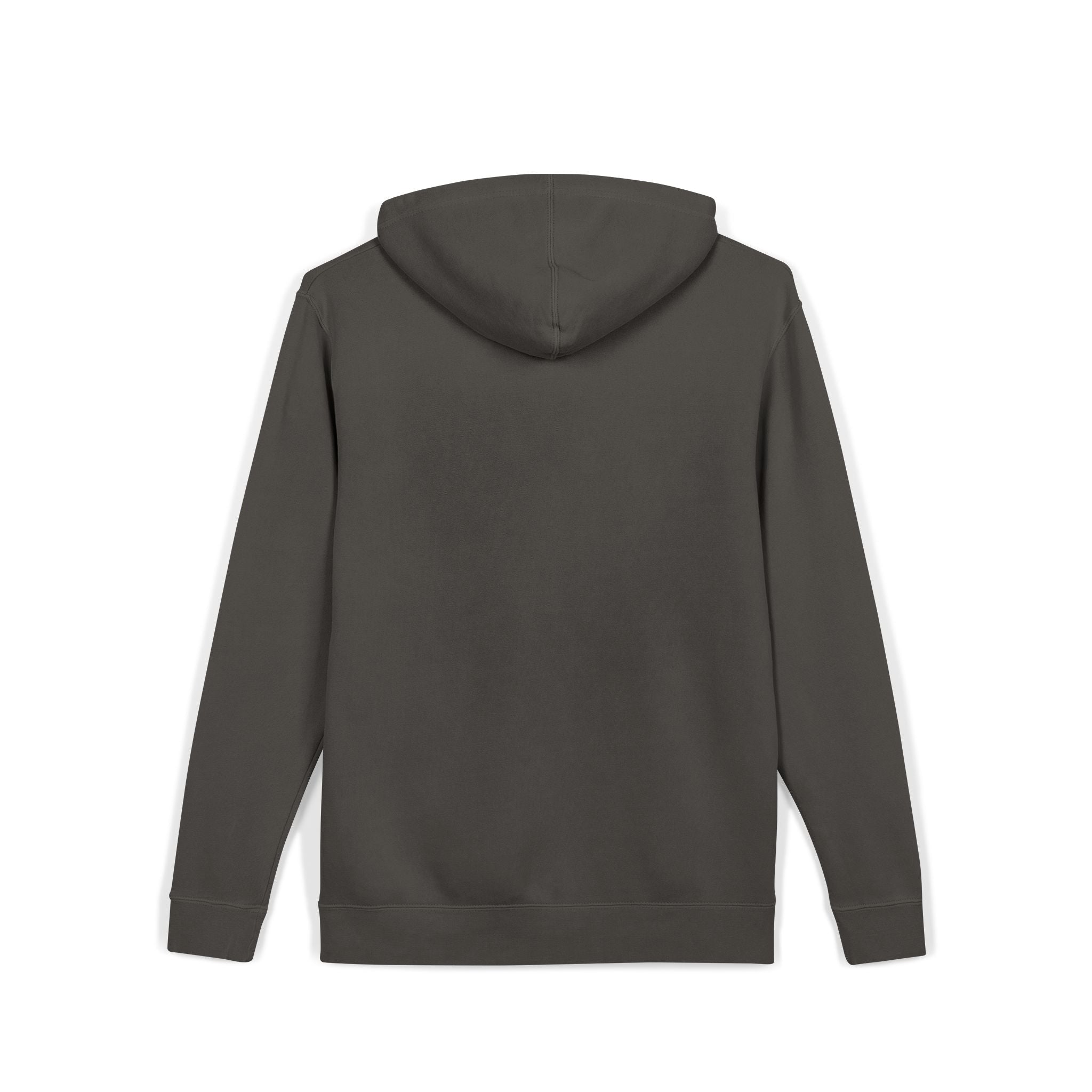 Jersey City Vintage Pigment-Dyed Hoodie — Distressed Green Logo Sweatshirt