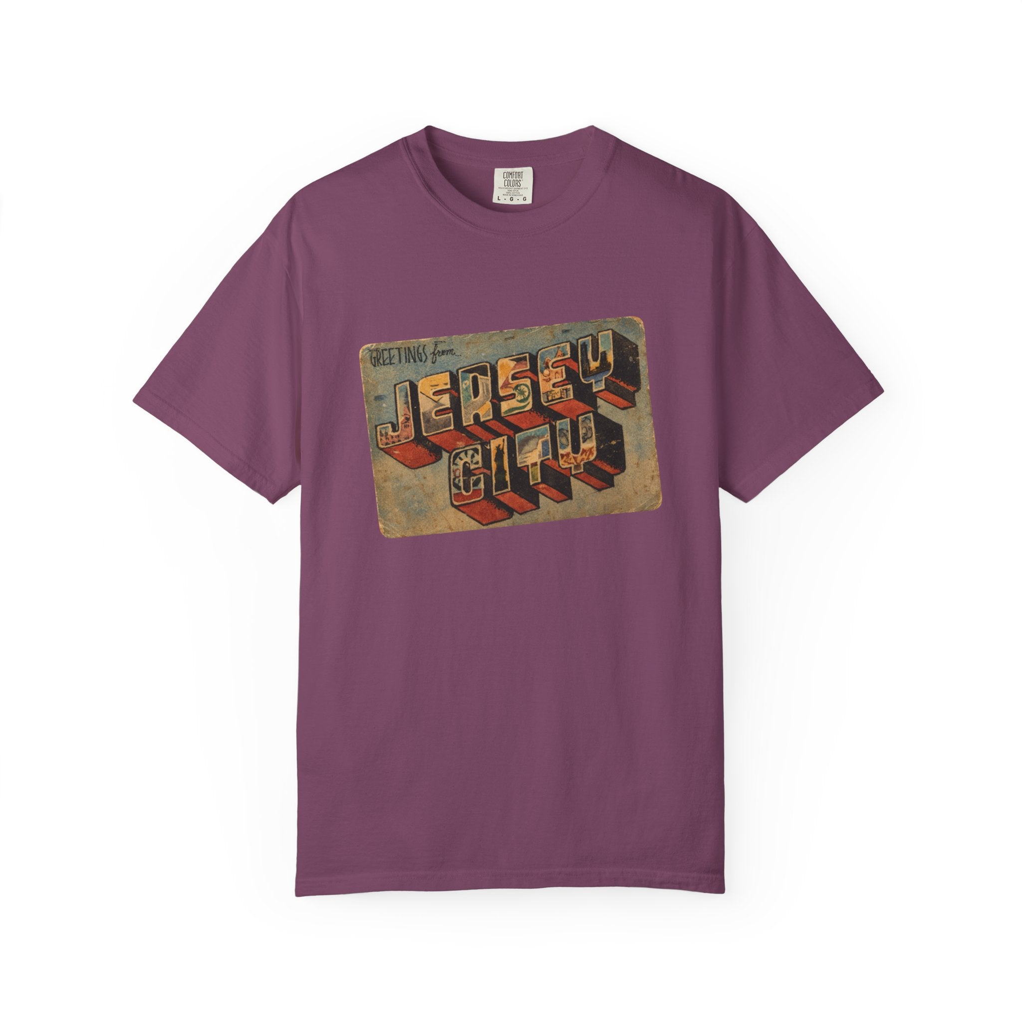 Jersey City Vintage Postcard T-Shirt