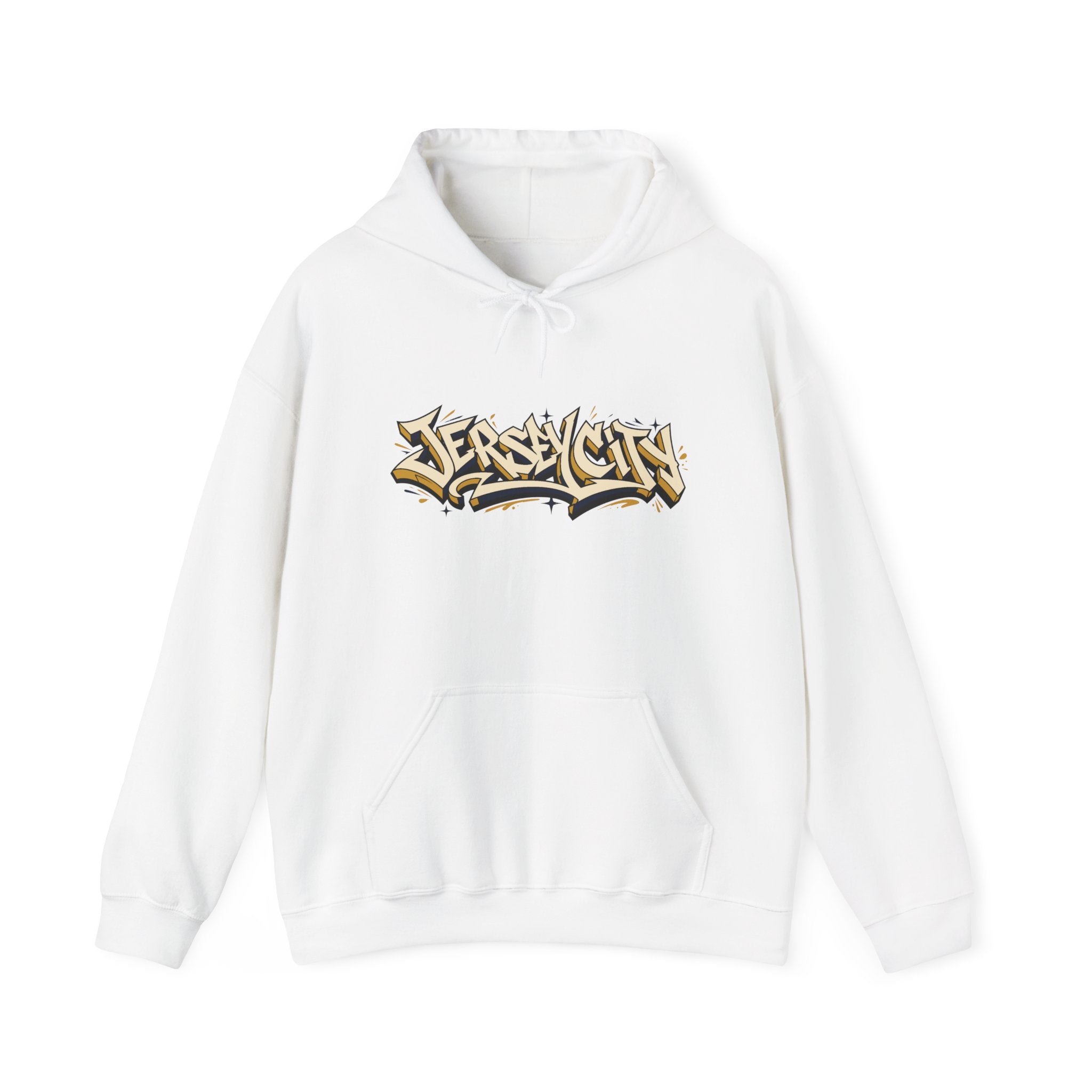Jersey City Graffiti Hoodie — Urban Streetwear Pullover