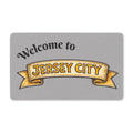 Welcome to Jersey City Doormat — Polyester Welcome Mat