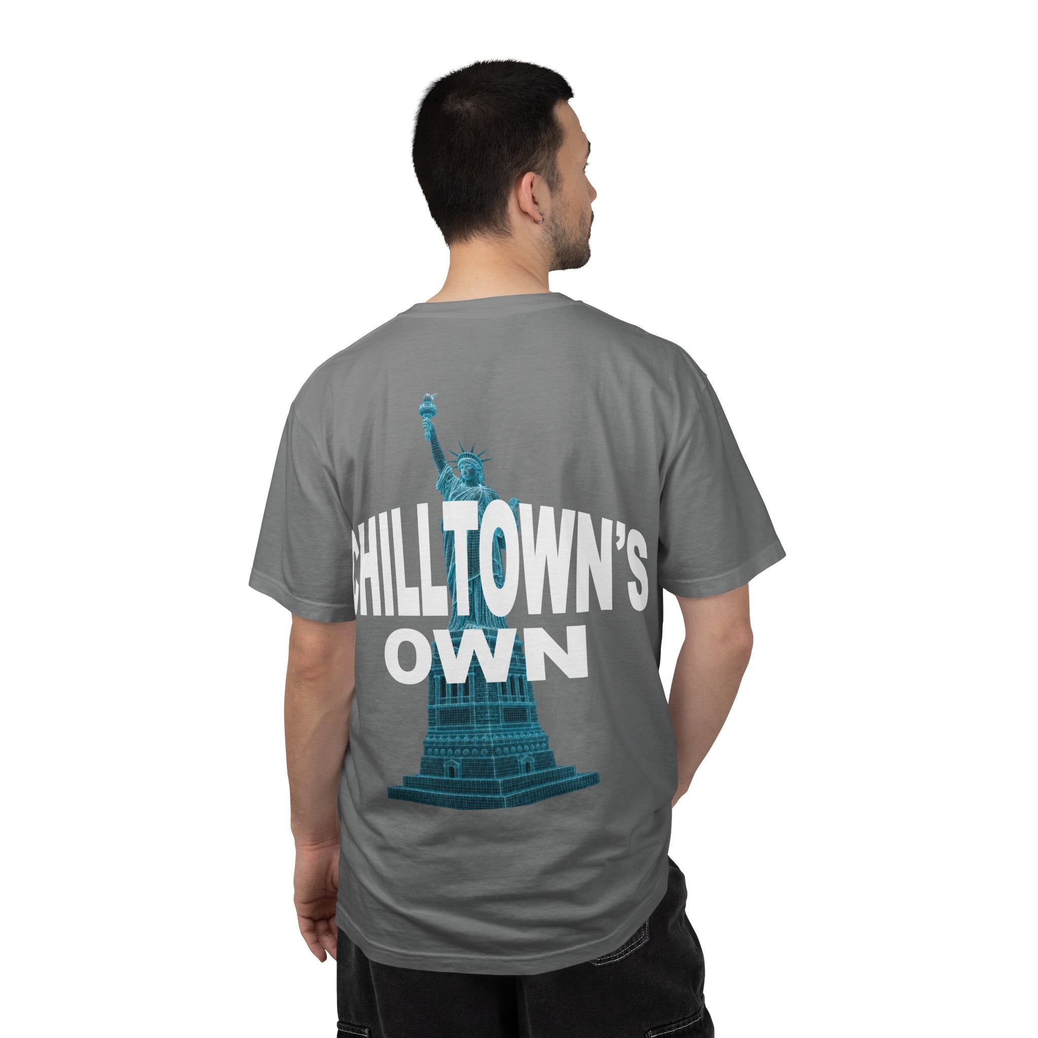 Statue of Liberty NYC Skyline T-Shirt — NYC Tower Graphic Tee