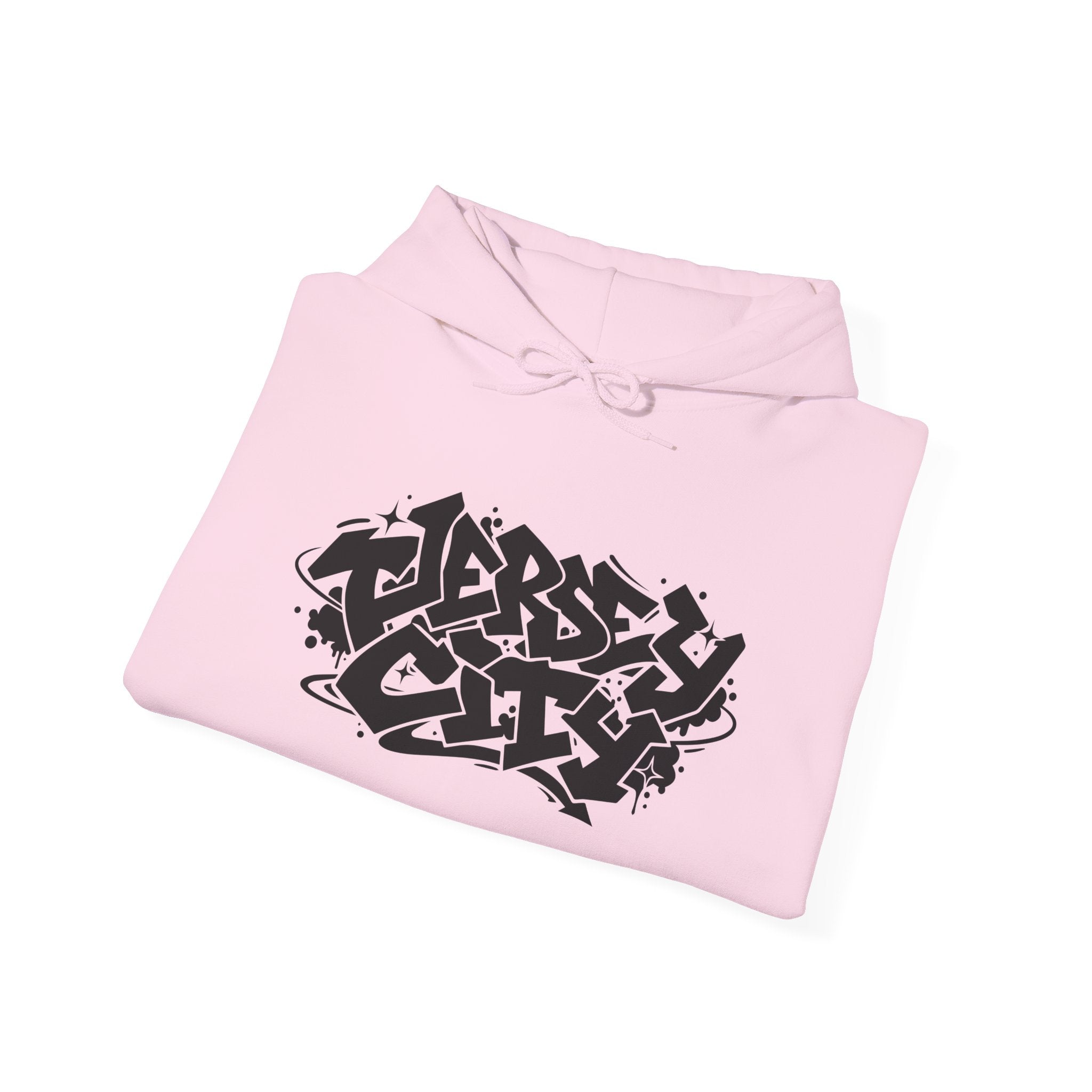 Jersey City Graffiti Hoodie — Urban Streetwear Pullover