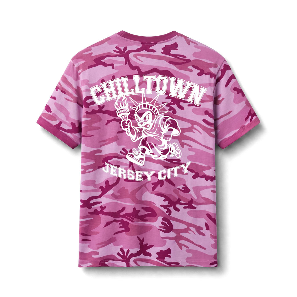 Camo Tee — 'Chilltown Jersey City' Graphic T‑Shirt