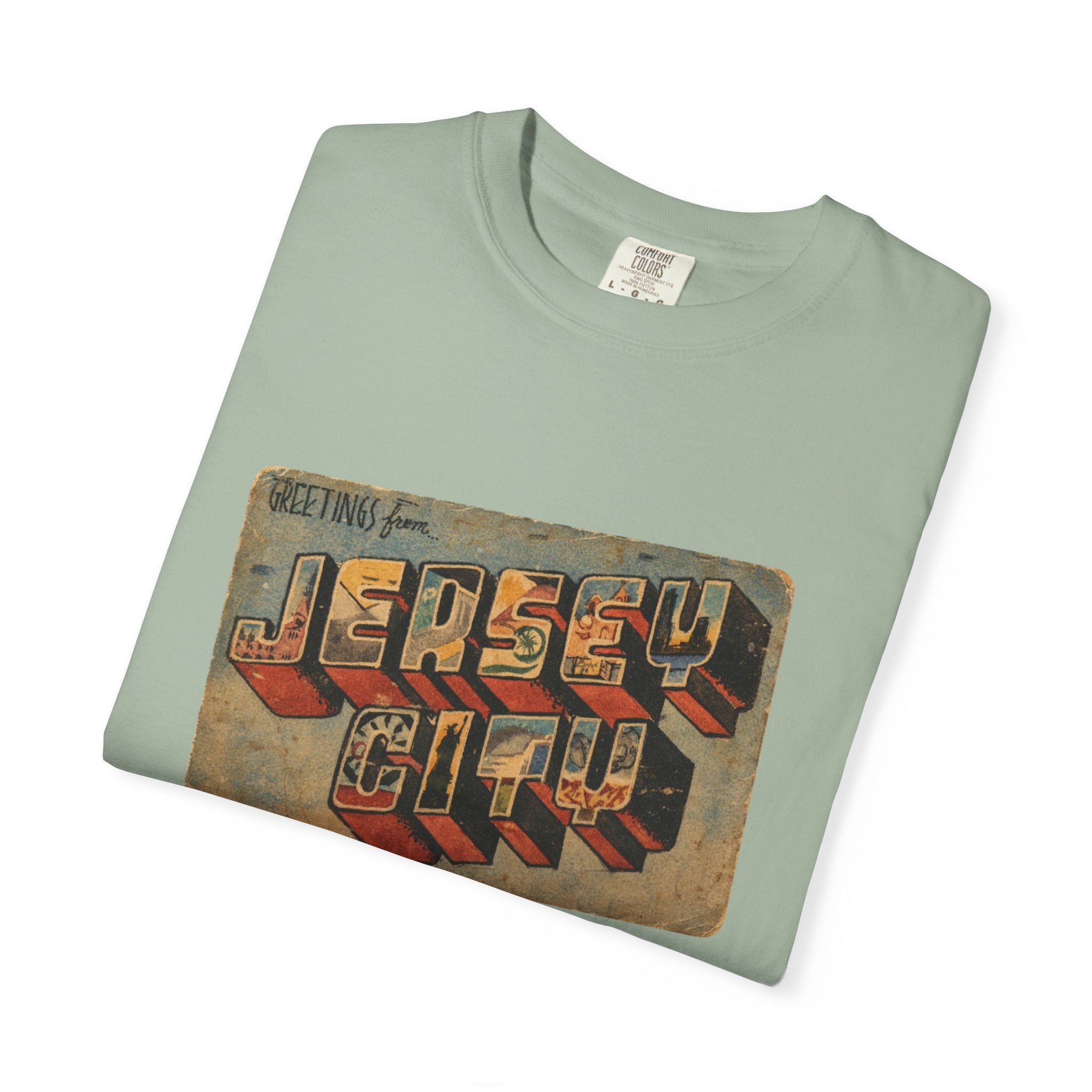 Jersey City Vintage Postcard T-Shirt