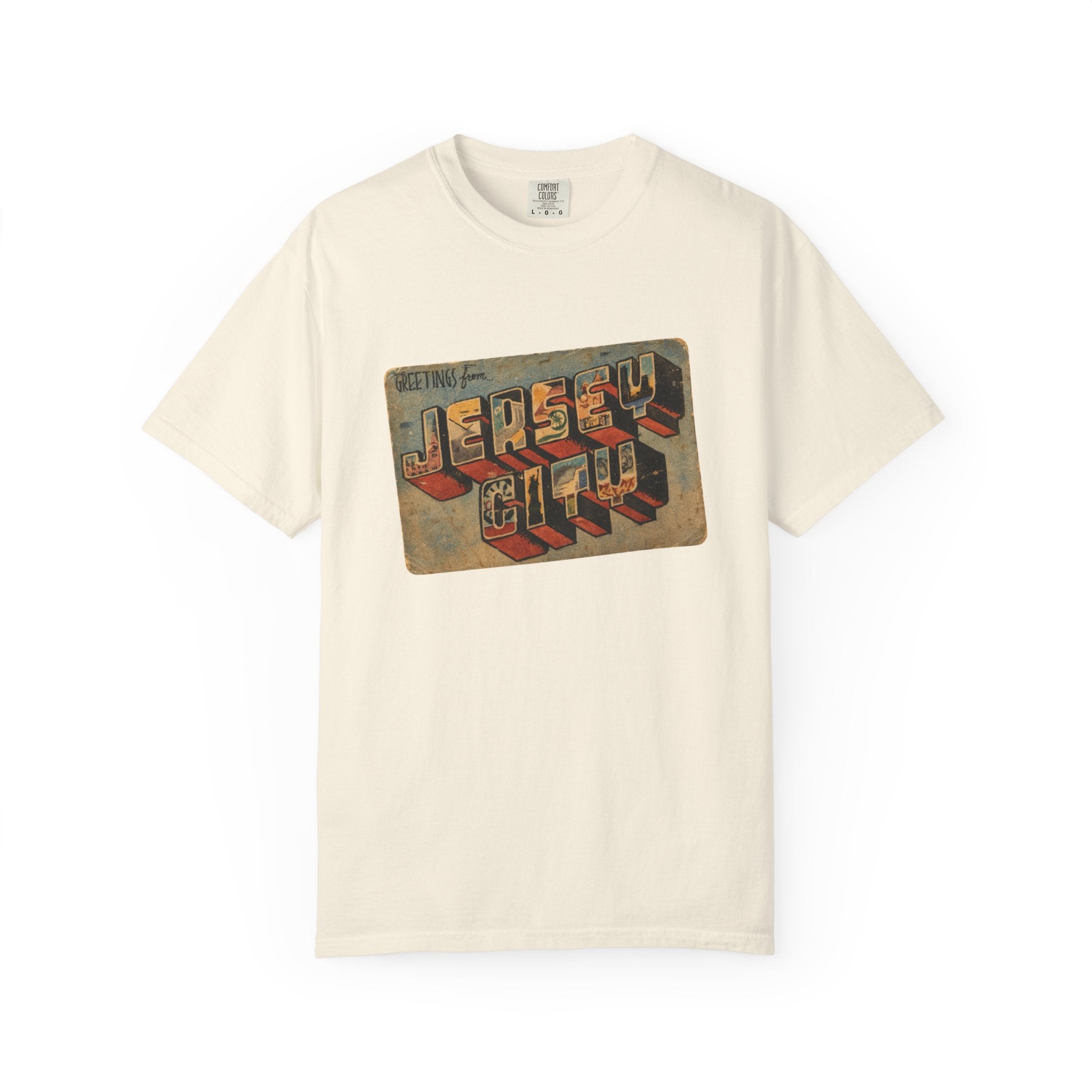 Jersey City Vintage Postcard T-Shirt