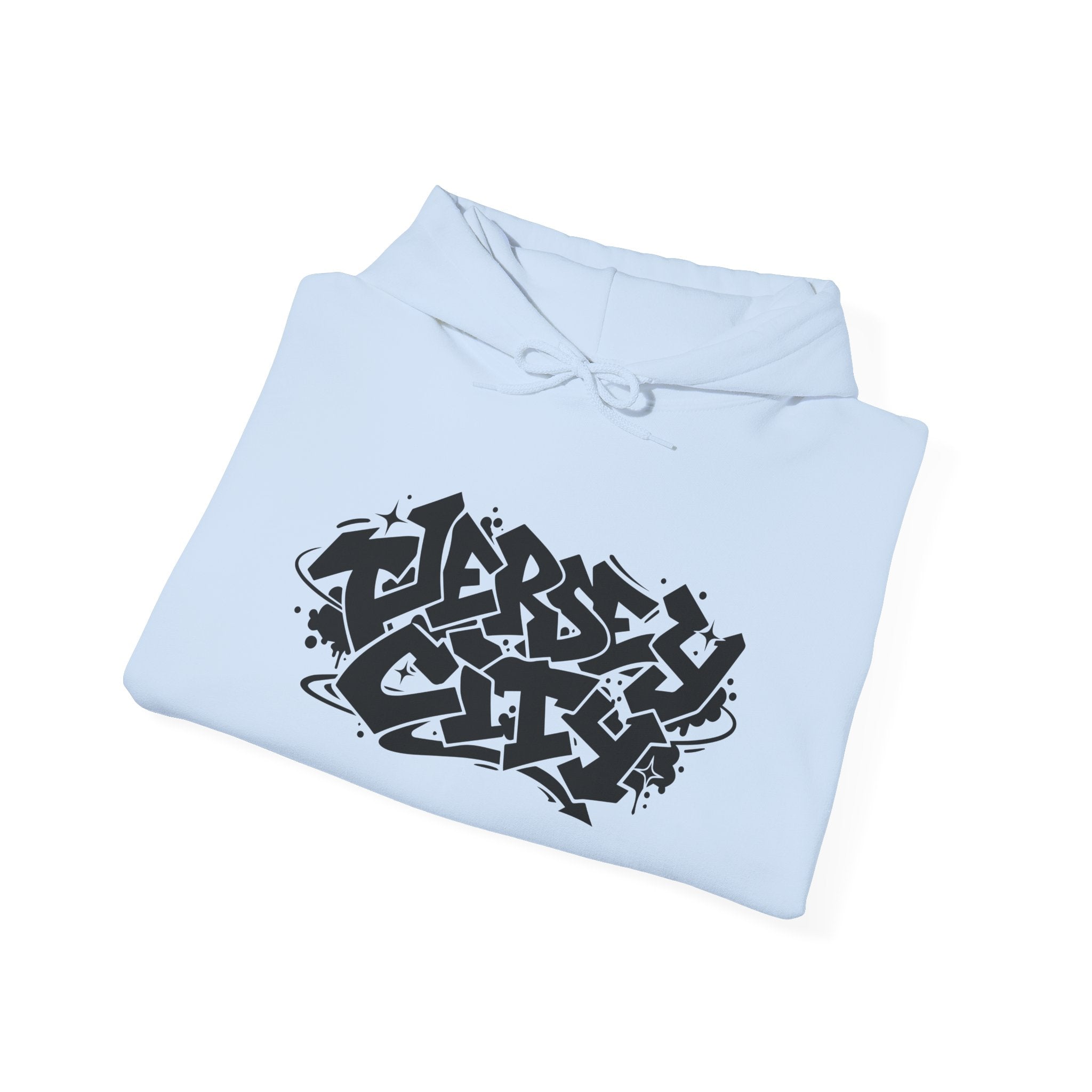 Jersey City Graffiti Hoodie — Urban Streetwear Pullover