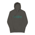 Jersey City Vintage Pigment-Dyed Hoodie — Distressed Green Logo Sweatshirt