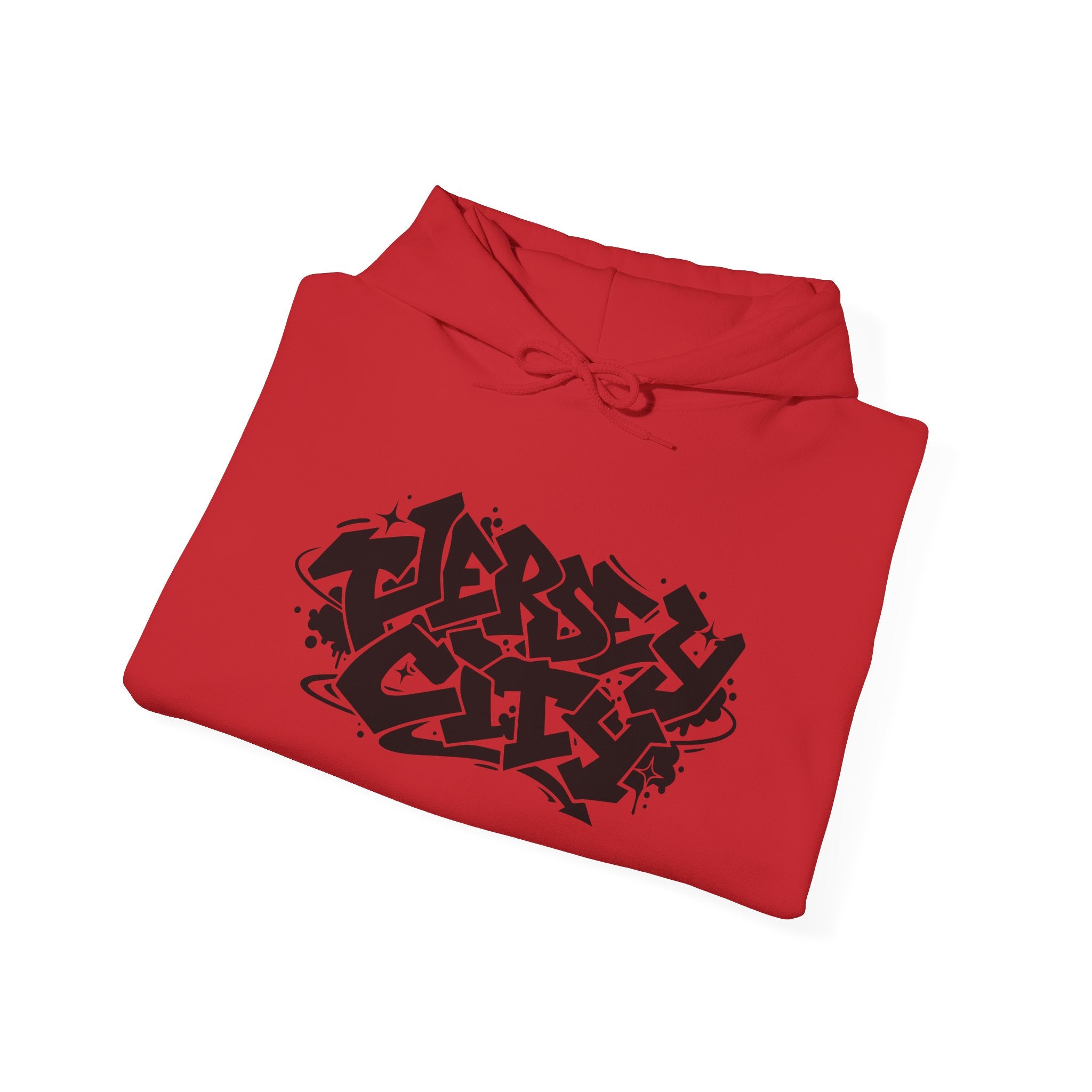 Jersey City Graffiti Hoodie — Urban Streetwear Pullover
