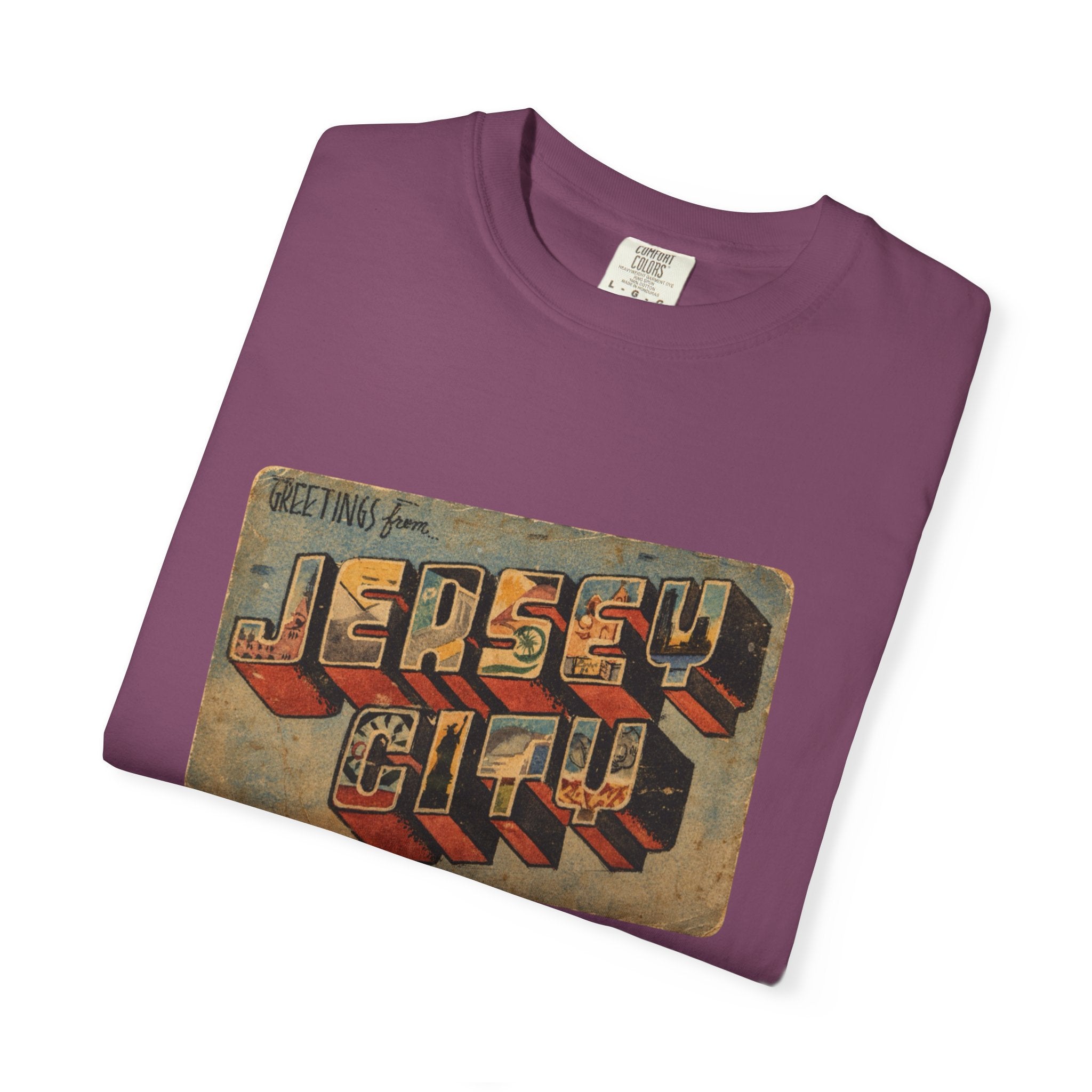 Jersey City Vintage Postcard T-Shirt