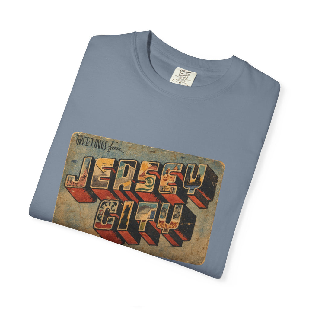 Jersey City Vintage Postcard T-Shirt