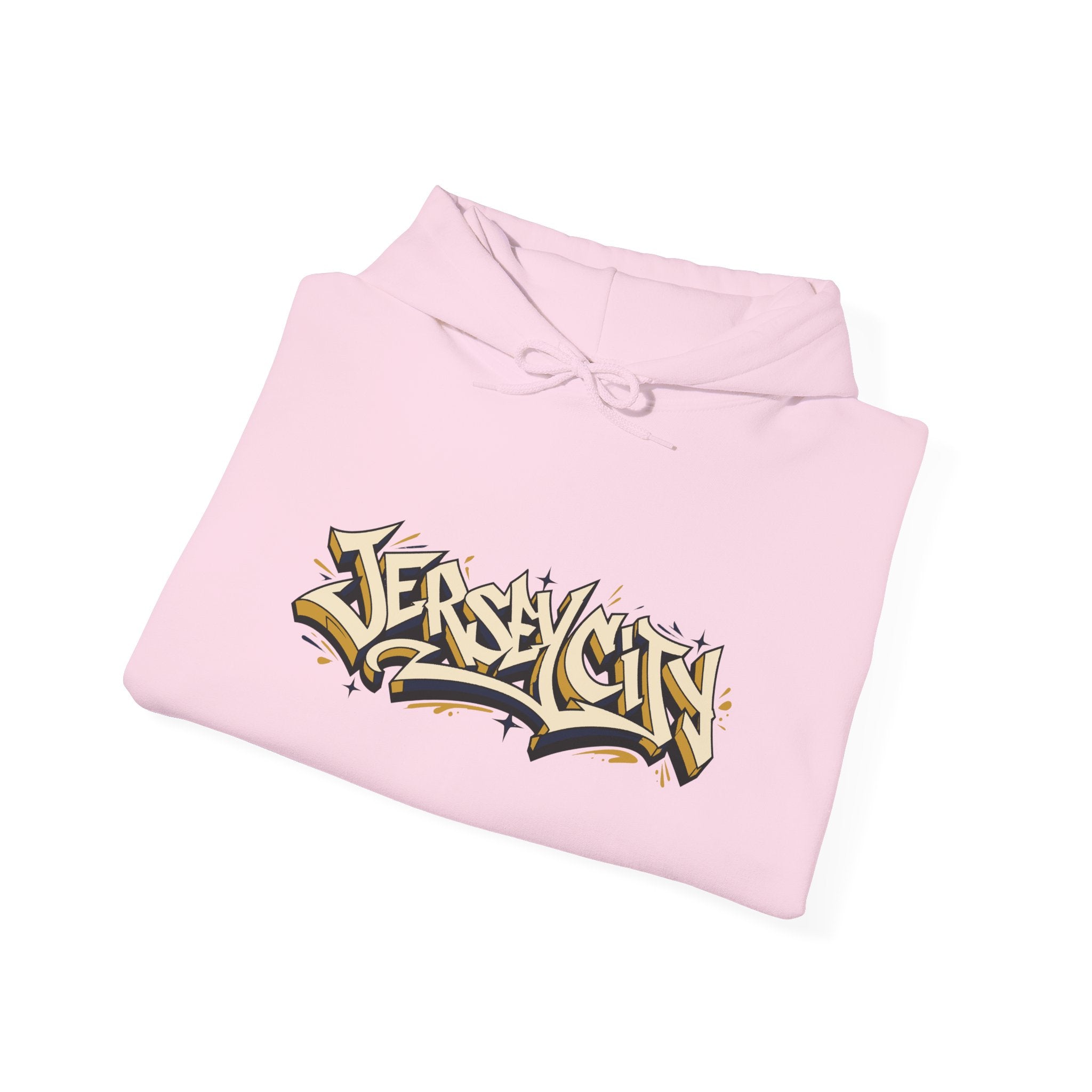 Jersey City Graffiti Hoodie — Urban Streetwear Pullover