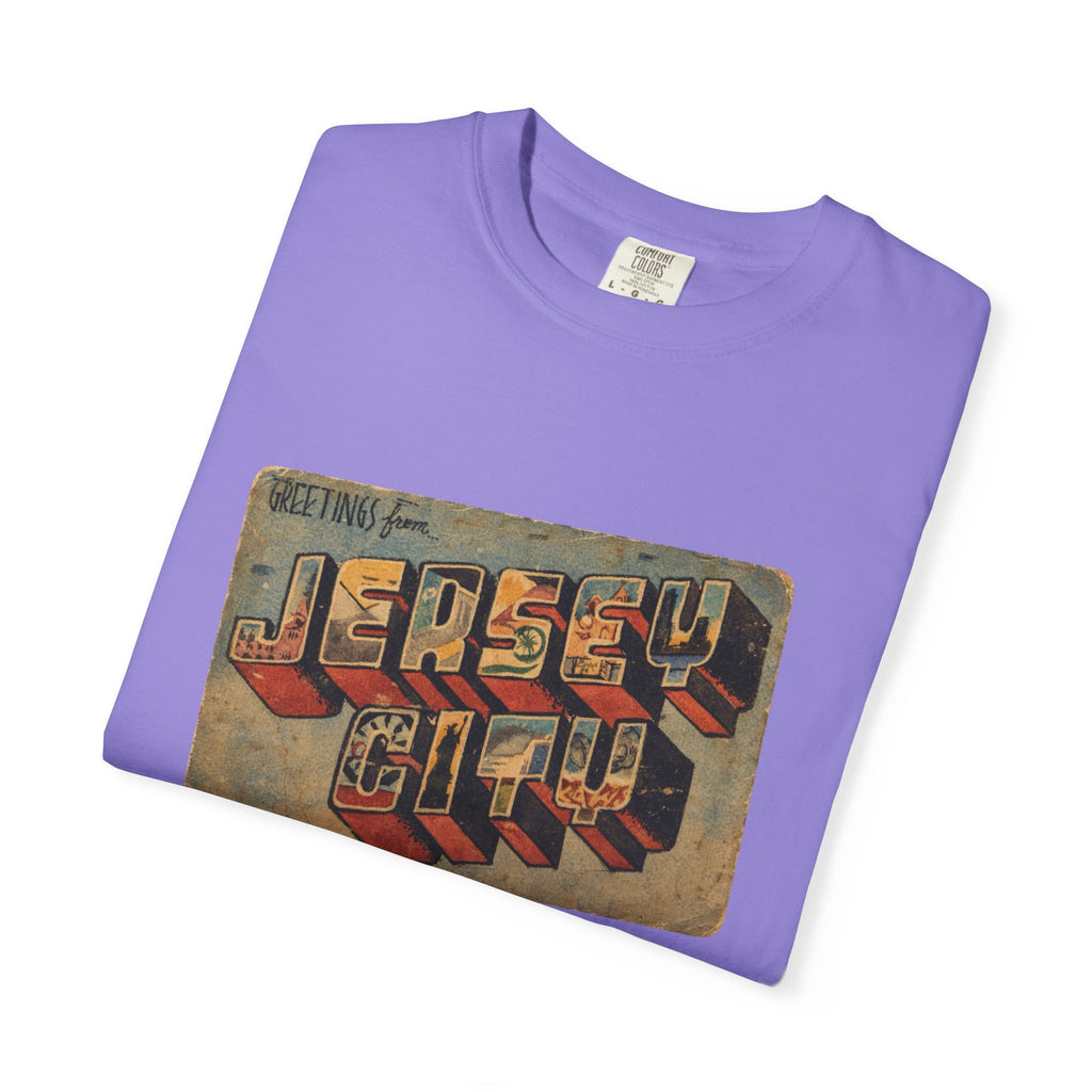 Jersey City Vintage Postcard T-Shirt